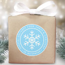 Search for blue snowflake stickers For kids