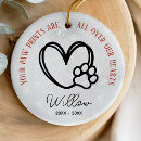 Search for dog pet memorial ornaments Deceased
