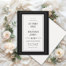 Search for black tie formal wedding invitations Traditional
