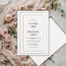 Search for black tie formal wedding invitations Traditional