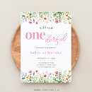 Search for wild and onederful birthday invitations Flowers