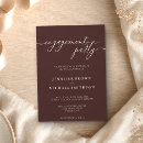 Search for brown engagement party invitations Engaged