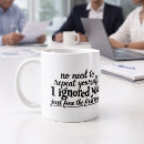 Search for just joking mugs Attitude