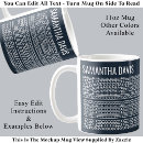 Search for editable name mugs Dad