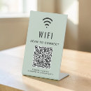 Search for guest wifi signs Connect to wifi