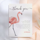 Search for flamingo thank you cards Tropical