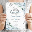 Search for blue and silver baby birthday invitations For her