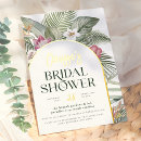 Search for hawaiian luau bridal shower invitations Floral