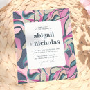Search for colour block wedding invitations Colourful