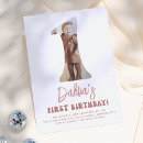 Search for retro 1st birthday invitations Floral