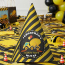 Search for construction paper party hats Boys birthday