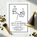 Search for black and white 18th birthday invitations Adult