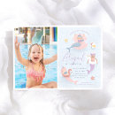Search for mermaid birthday invitations Purple
