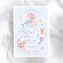 Search for mermaid pool party invitations Purple