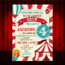 Search for vintage circus birthday invitations Carnival birthday party