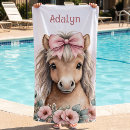 Search for horse on beach towels Pink