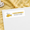 Search for bee address stickers Yellow