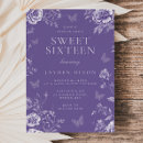 Search for enchanted sweet 16 invitations Elegant