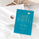 Search for aqua graduation invitations Stylish
