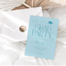 Search for turquoise graduation invitations High school