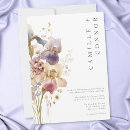 Search for purple iris invitations Watercolor