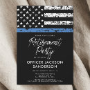 Search for office retirement party invitations Policeman