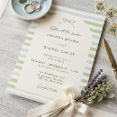 Search for stripe wedding invitations Garden