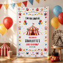 Search for circus signs First birthday