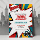 Search for pow invitations Superhero