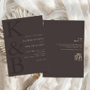 Search for brown wedding invitations Modern