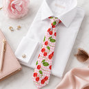 Search for cherry pattern ties Cherry on top
