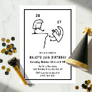 Search for 28th invitations Black and white