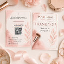 Search for salon thank you cards Makeup artist