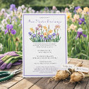Search for iris garden invitations Party