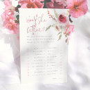 Search for floral bridal shower games Botanical