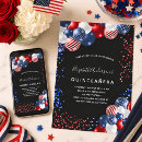 Search for old flag invitations Patriotic