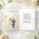 Search for keepsake wedding cards Bride and groom