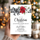 Search for poinsettia christmas invitations Modern