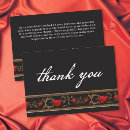 Search for red roses thank you cards Vintage