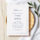Search for silver border invitations Modern