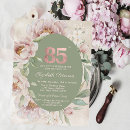 Search for elegant 85th birthday invitations Flowers