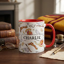 Search for broomstick mugs Gryffindor crest