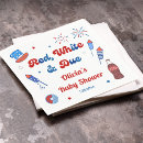 Search for stars and stripes napkins Baby shower