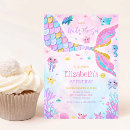 Search for sea shells invitations Under the sea party