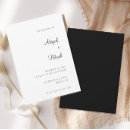 Search for black tie wedding invitations Elegant classic