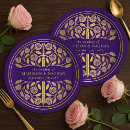 Search for purple and gold plates Elegant