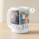 Search for navy blue and white mugs Dad