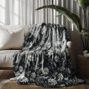Search for gothic blankets Black