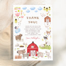 Search for farm animal thank you cards Gender neutral