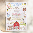 Search for calling all animals birthday invitations Barnyard